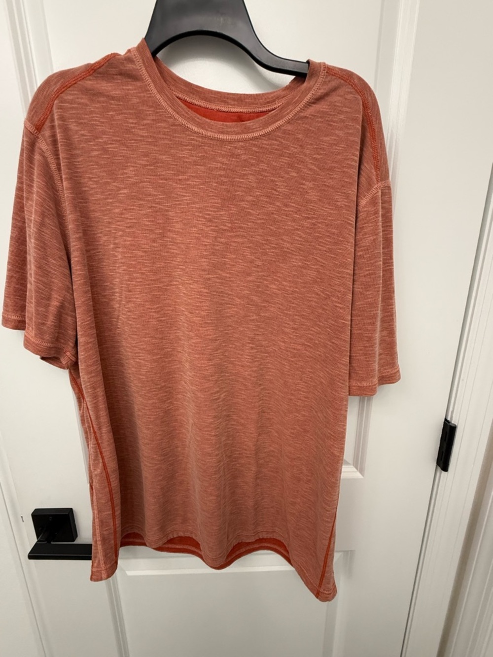 Tommy Bahama “Island Zone” reversible Coral Heather Short Sleeve Tee XL like new